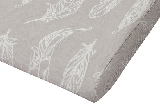 Toddler Pillow With Pillowcase (Bamboo Silk) - Feather Grey