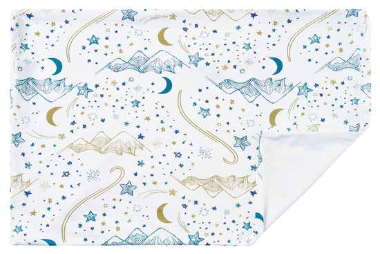 Pillowcase (Bamboo Silk) - Stars White
