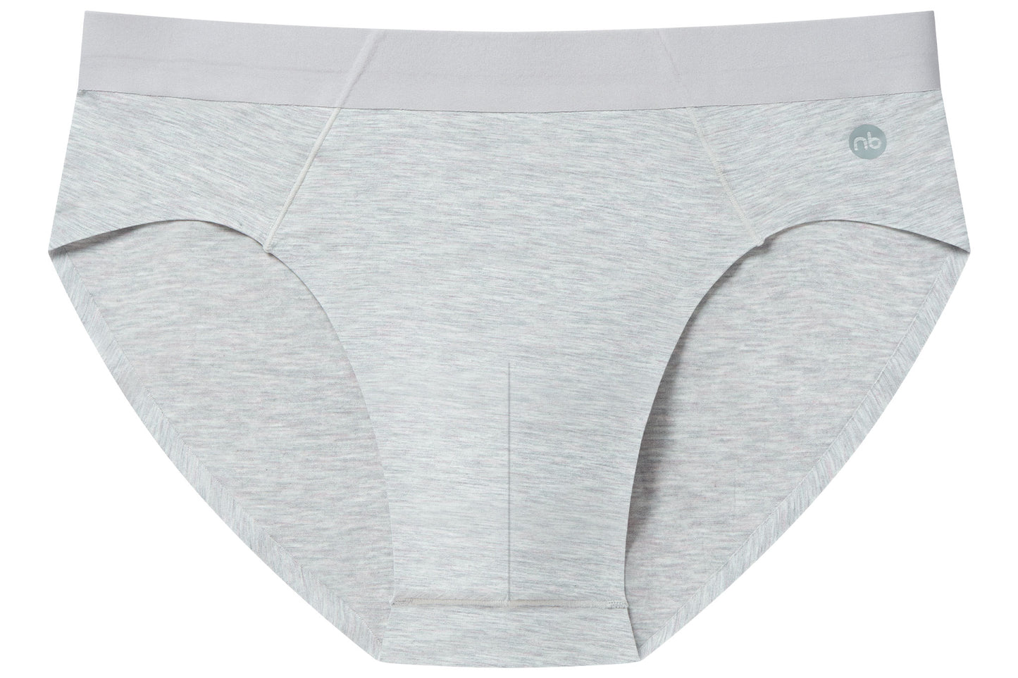 Men's Basics Briefs (Bamboo Spandex, 2 Pack) - Charcoal And Grey Dusk