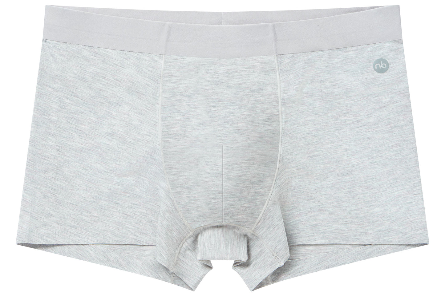 Men's Basics Boxer Briefs (Bamboo Spandex, 2 Pack) - Charcoal And Grey Dusk