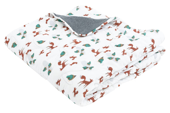Bamboo Duvet Cover (Crib) - Fox Tots - Nest Designs