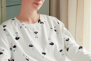 
            
                Load image into Gallery viewer, Women&amp;#39;s Long Sleeve PJ Set (Cotton) - Let&amp;#39;s Roll!
            
        