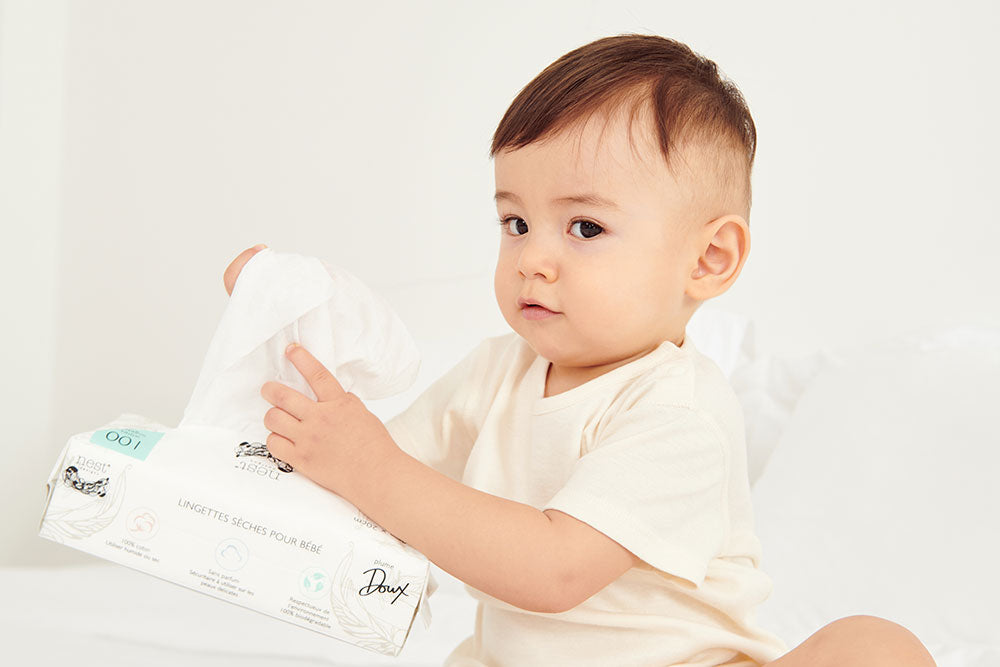 Cotton Dry Baby Wipes