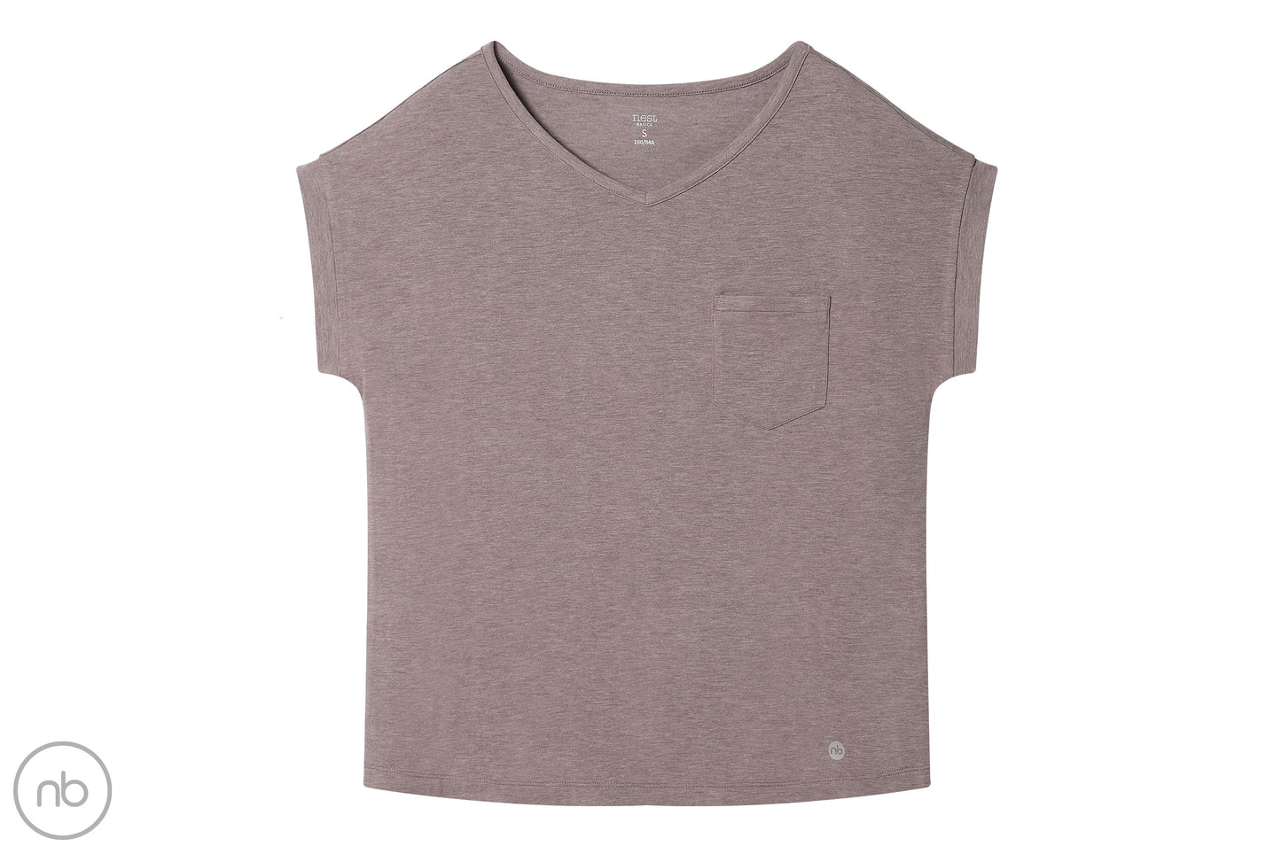 Basics Women's T-Shirt (Bamboo) - Elderberry
