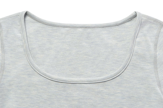 Load image into Gallery viewer, Basics Women&amp;#39;s Long Sleeve Top (Bamboo Tanboocel) - Grey Dawn
