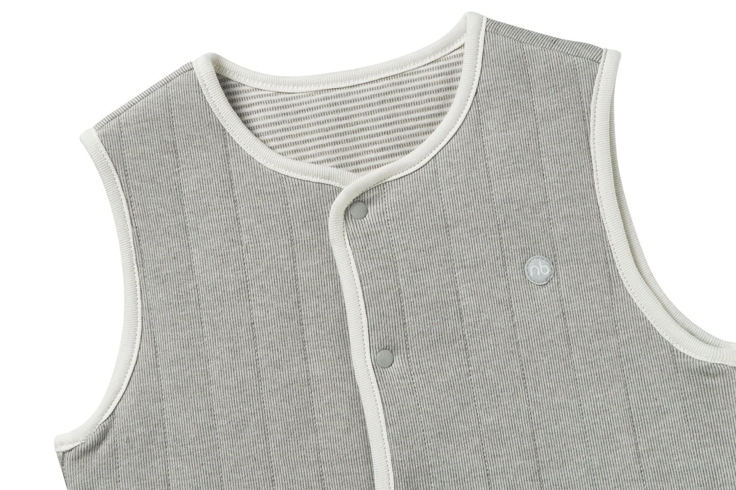 Basics Quilted Reversible Vest (Organic Cotton)