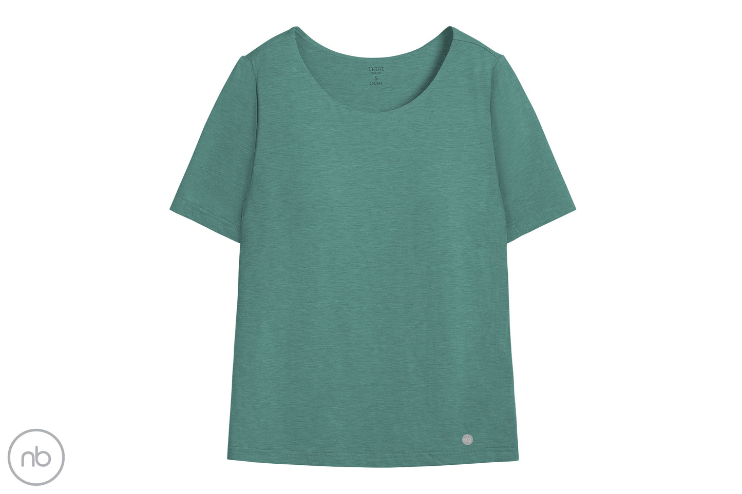 Basics Women's Bra T-Shirt (Bamboo) - Misty Moss