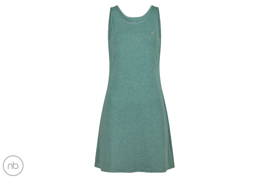Basics Women's Sleeveless Dress (Bamboo) - Misty Moss