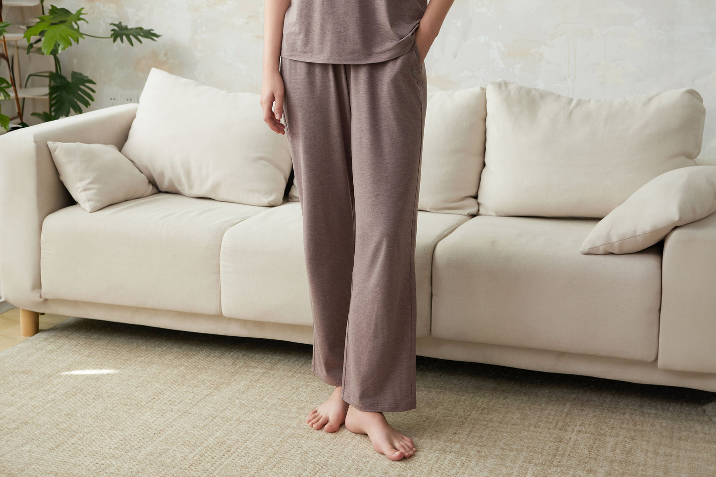 Basics Women's Pants (Bamboo) - Elderberry