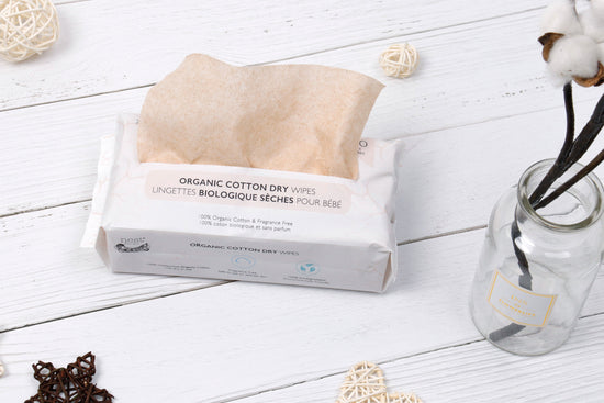 Dry Baby Wipes (Organic Cotton)