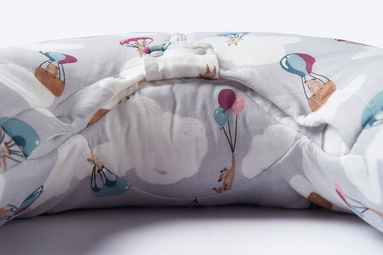 Raglan Long Sleeve Footed Sleep Bag 2.5 TOG (Bamboo) - Meerkats Away!