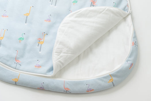 Removable Sleeve Sleep Bag 3.5 TOG (Organic Cotton) - Fabulous Flamingoes