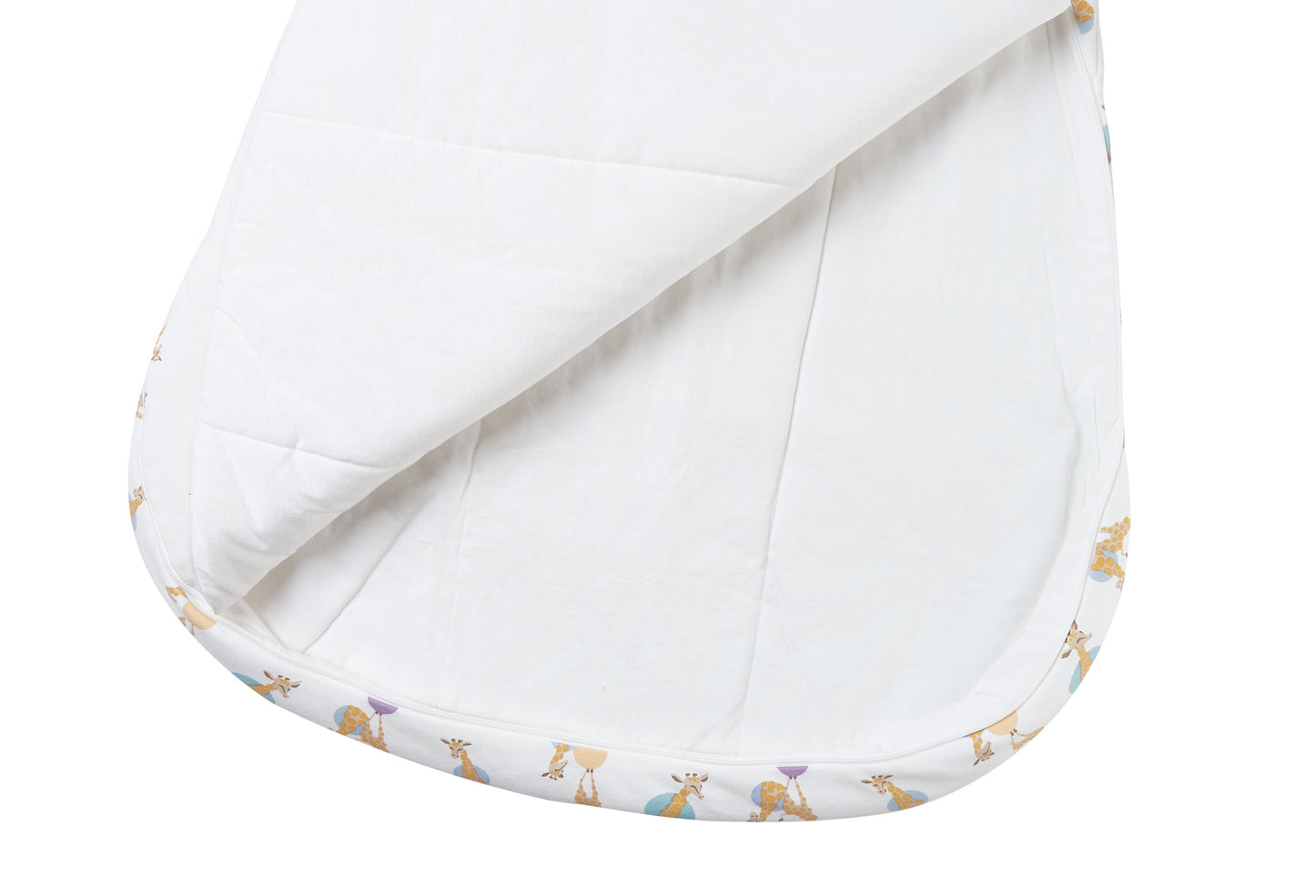 Removable Sleeve Sleep Bag 3.5 TOG (Organic Cotton) - Giraffe Shapes