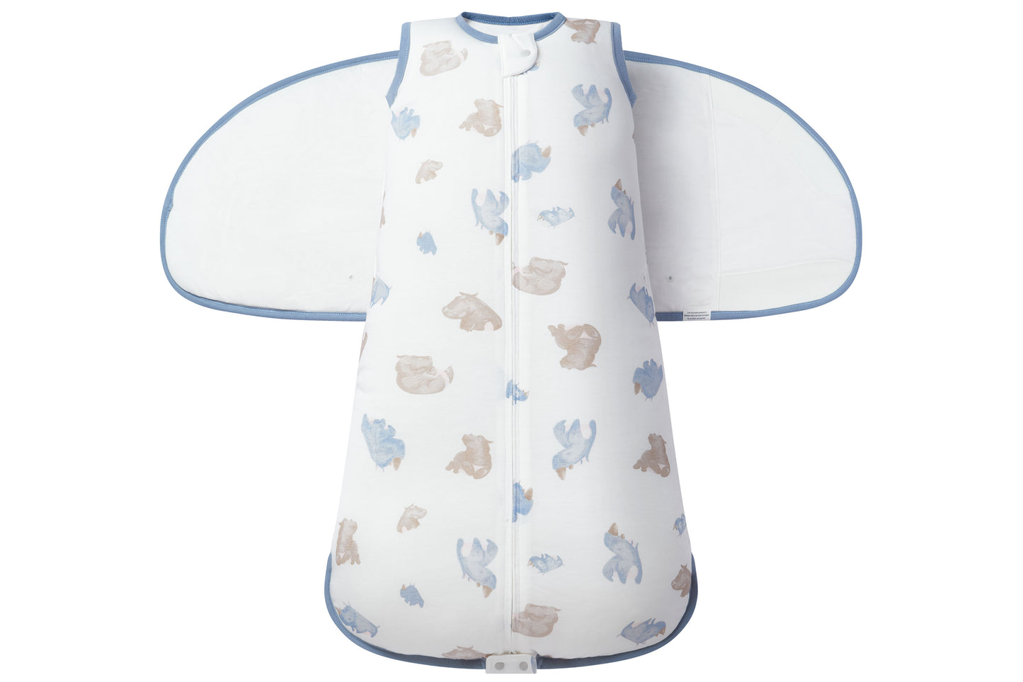 Swaddle Sleep Bag 2.5 TOG (Bamboo Jersey) - Rhino Hippo – Nest Designs