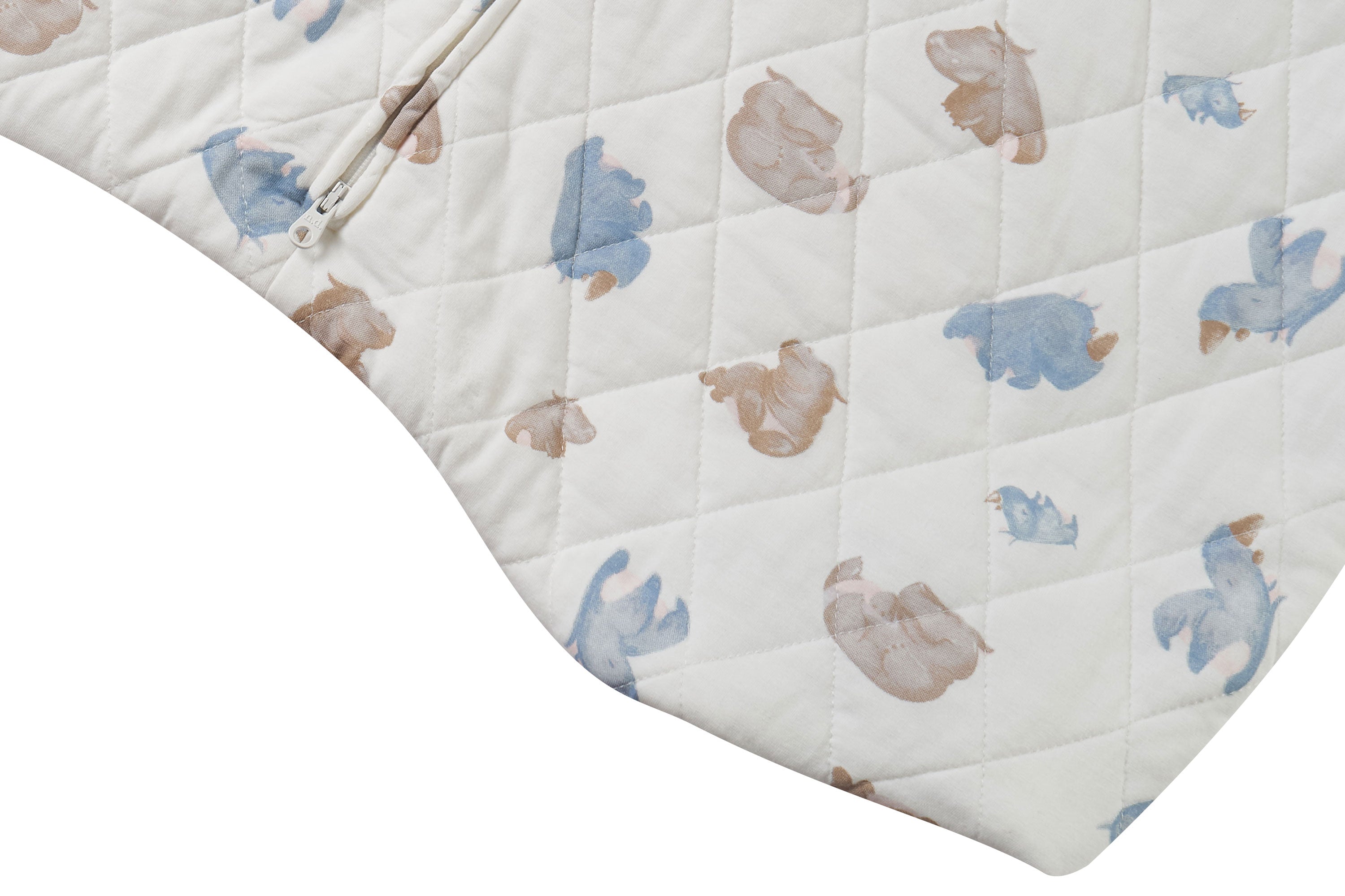 Convertible Quilted Sleep Bag 2.0 TOG (Bamboo Jersey) - Rhino Hippo