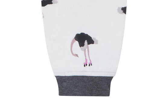 Load image into Gallery viewer, Long Sleeve Romper (Organic Cotton) - Let&amp;#39;s Roll!

