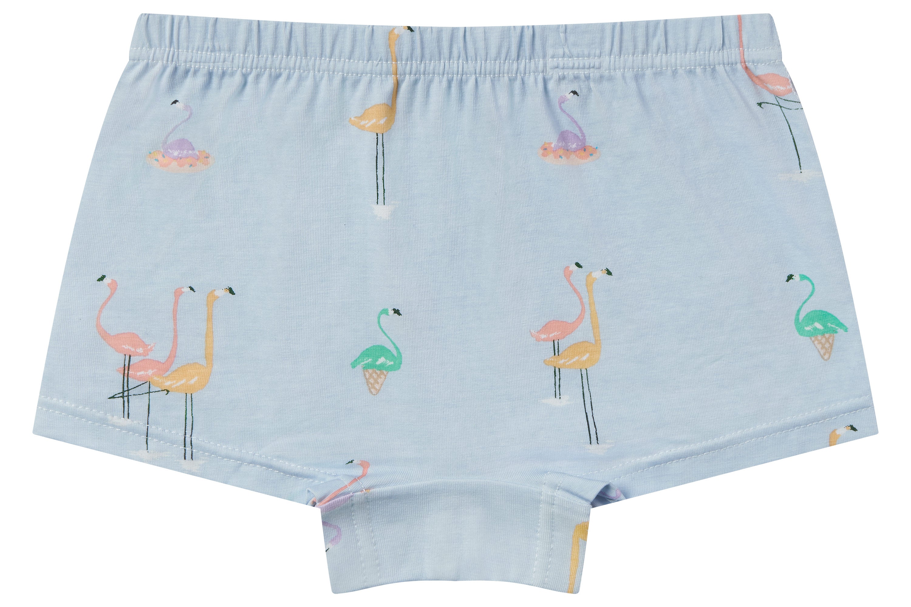 Girls Boy Short Underwear (Bamboo, 2 Pack) - Tall Birds