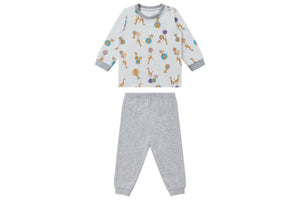 
            
                Load image into Gallery viewer, Two-Piece PJ Set (Organic Cotton) - Giraffe Shapes
            
        