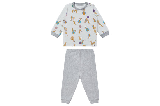 Load image into Gallery viewer, Two-Piece PJ Set (Organic Cotton) - Giraffe Shapes
