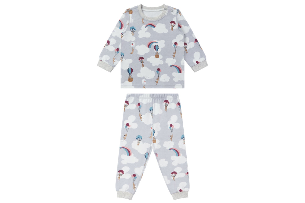 
            
                Load image into Gallery viewer, Two-Piece PJ Set (Organic Cotton) - Meerkats Away!
            
        