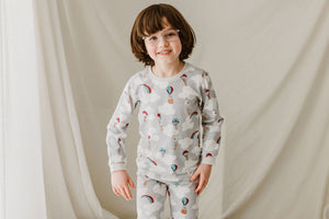 
            
                Load image into Gallery viewer, Two-Piece PJ Set (Organic Cotton) - Meerkats Away!
            
        