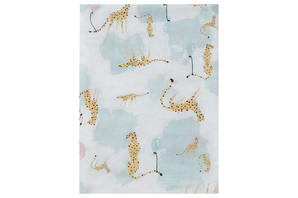 
            
                Load image into Gallery viewer, Swaddle Blankie (Bamboo, Single) - Cheetah Party
            
        