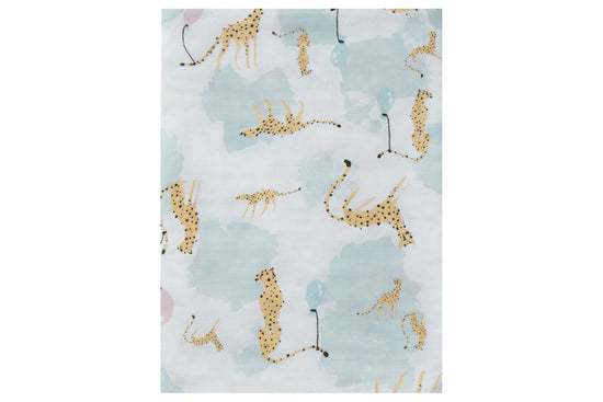 Swaddle Blankie (Bamboo, Single) - Cheetah Party
