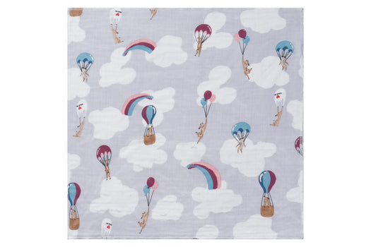 Bubs Baby Washcloth Set (Bamboo, 6 Pack) - Sahara Sky