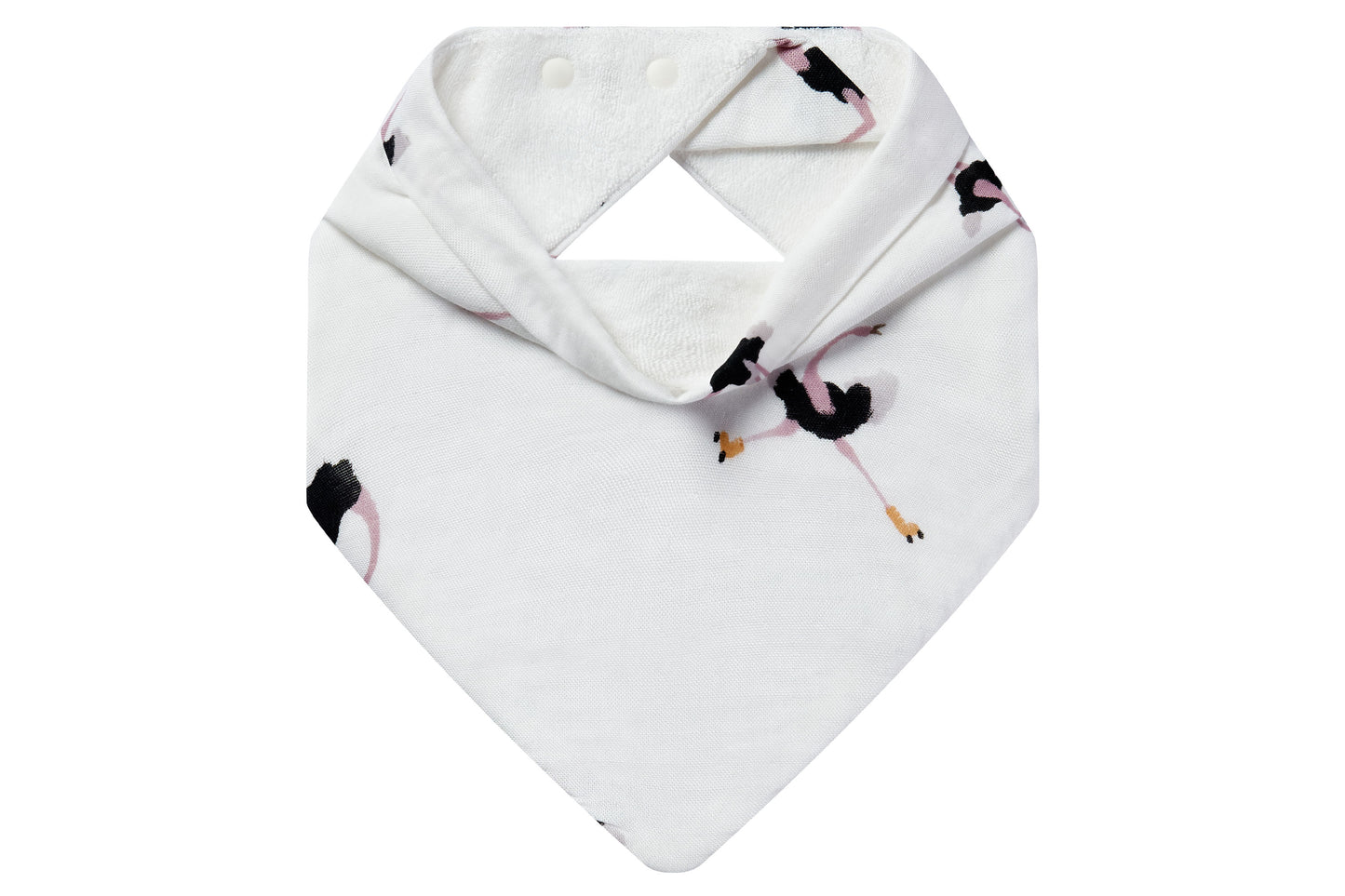 Load image into Gallery viewer, Baby Bandana Bib (Bamboo and Terry Cotton, 2 Pack) - Tall Birds
