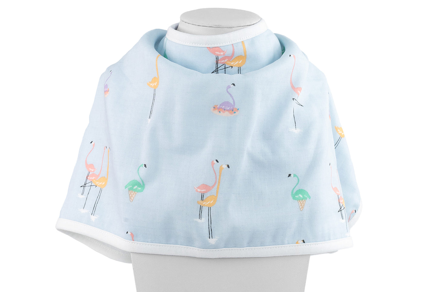 Load image into Gallery viewer, Burp &amp;#39;n Bib (Bamboo, 2 Pack) - Tall Birds
