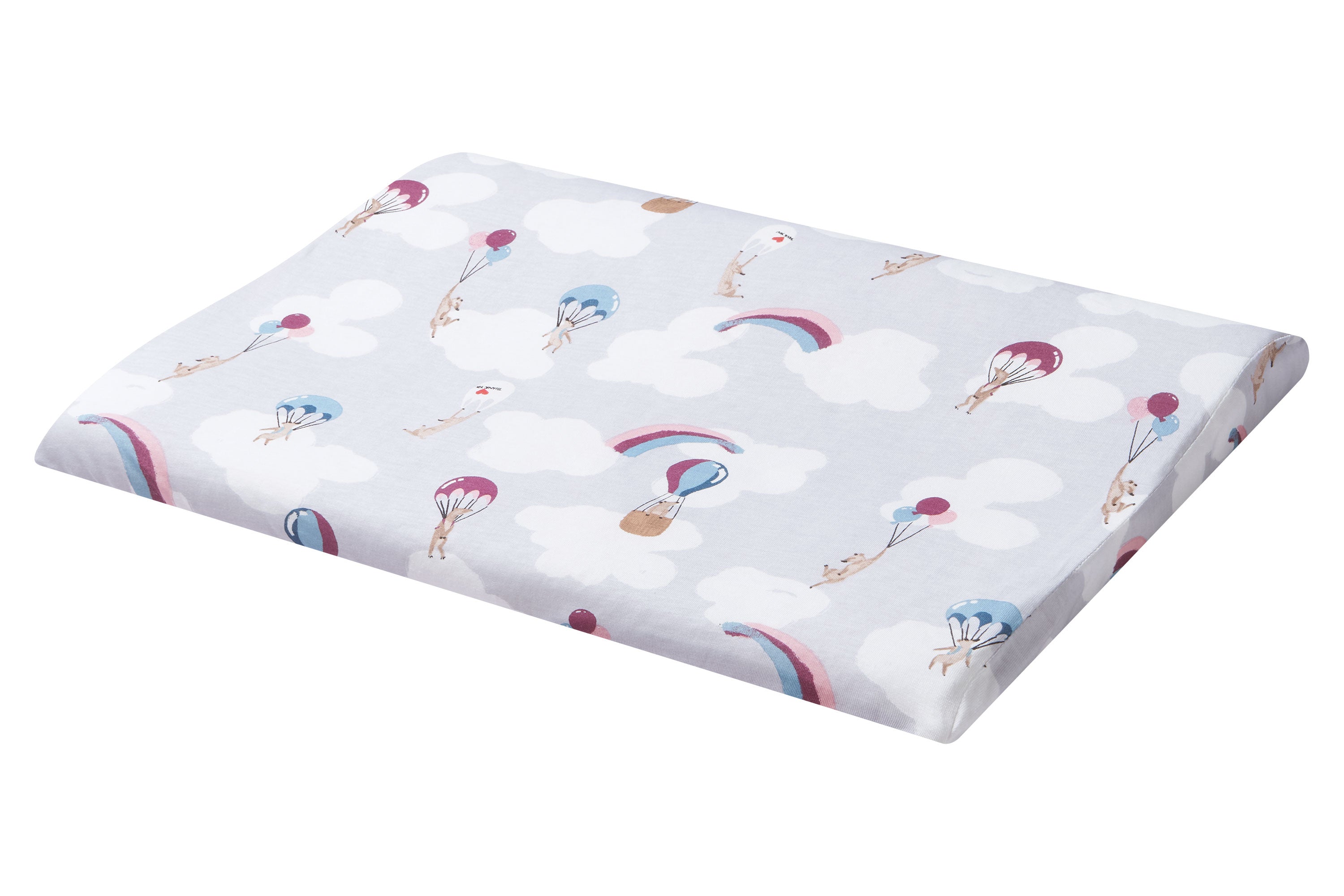 Toddler Pillow and Pillowcase (Bamboo Jersey, Small) - Meerkats Away!