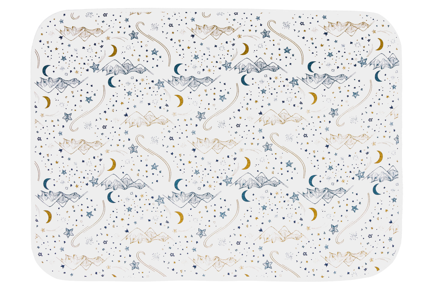 Load image into Gallery viewer, Waterproof Change Pad (Organic Cotton, Small) - Stars

