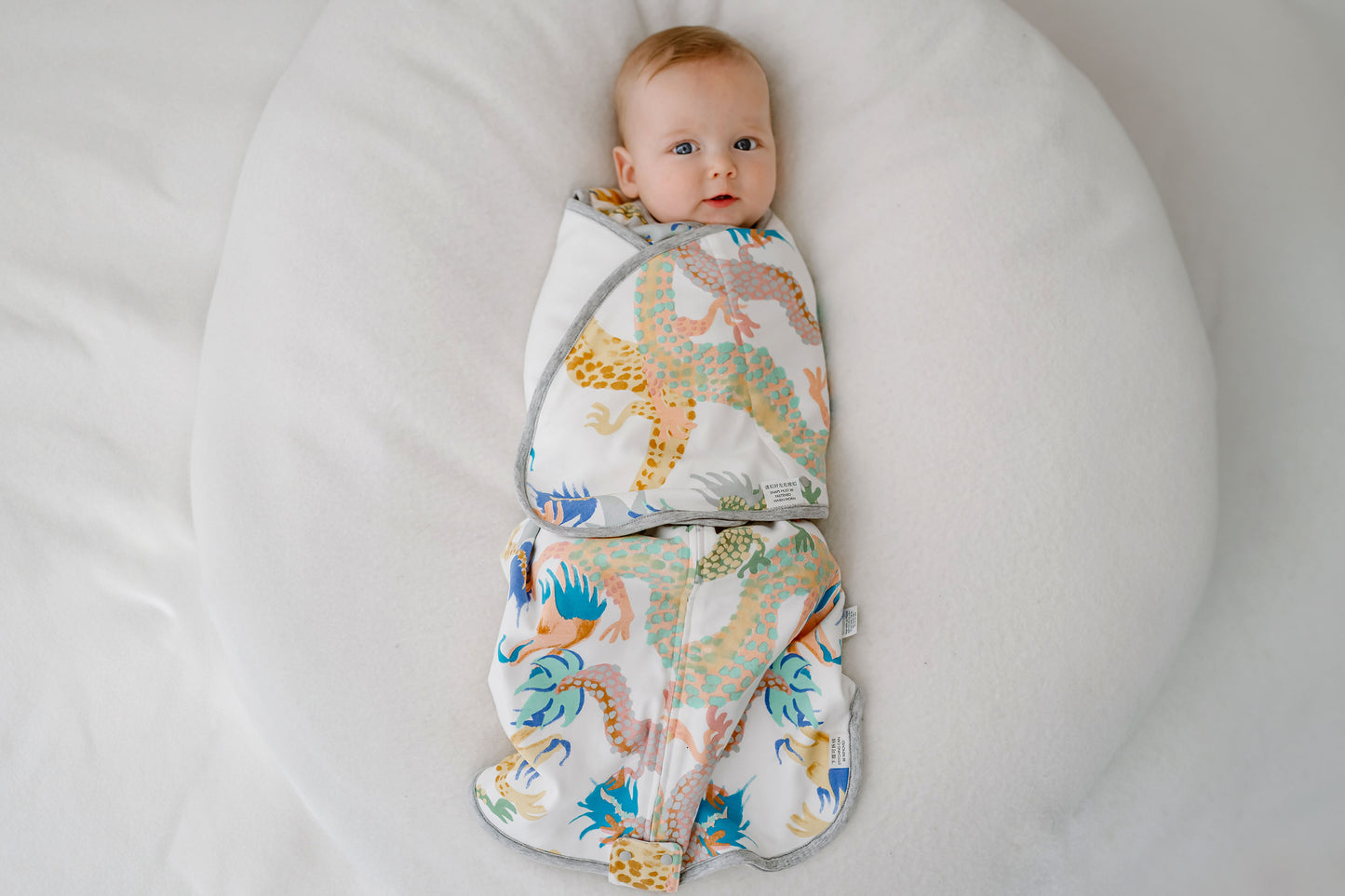 Load image into Gallery viewer, Swaddle Sleep Bag 0.25 TOG (Bamboo Jersey) - Dragon Dance
