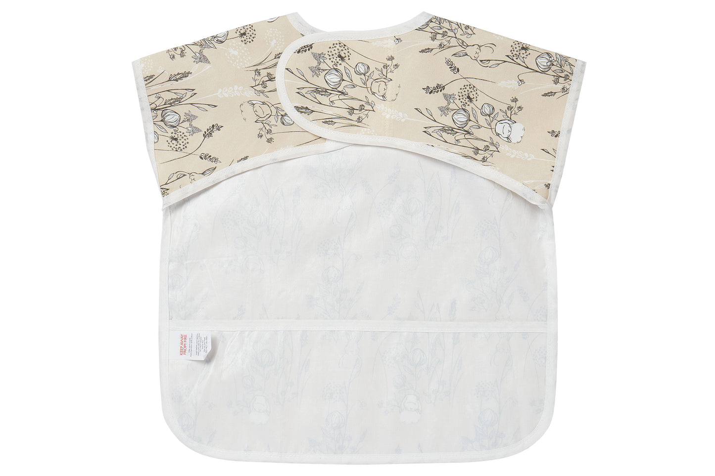 Load image into Gallery viewer, Short Sleeve Bib Cover (Bamboo) - Peach Meadow
