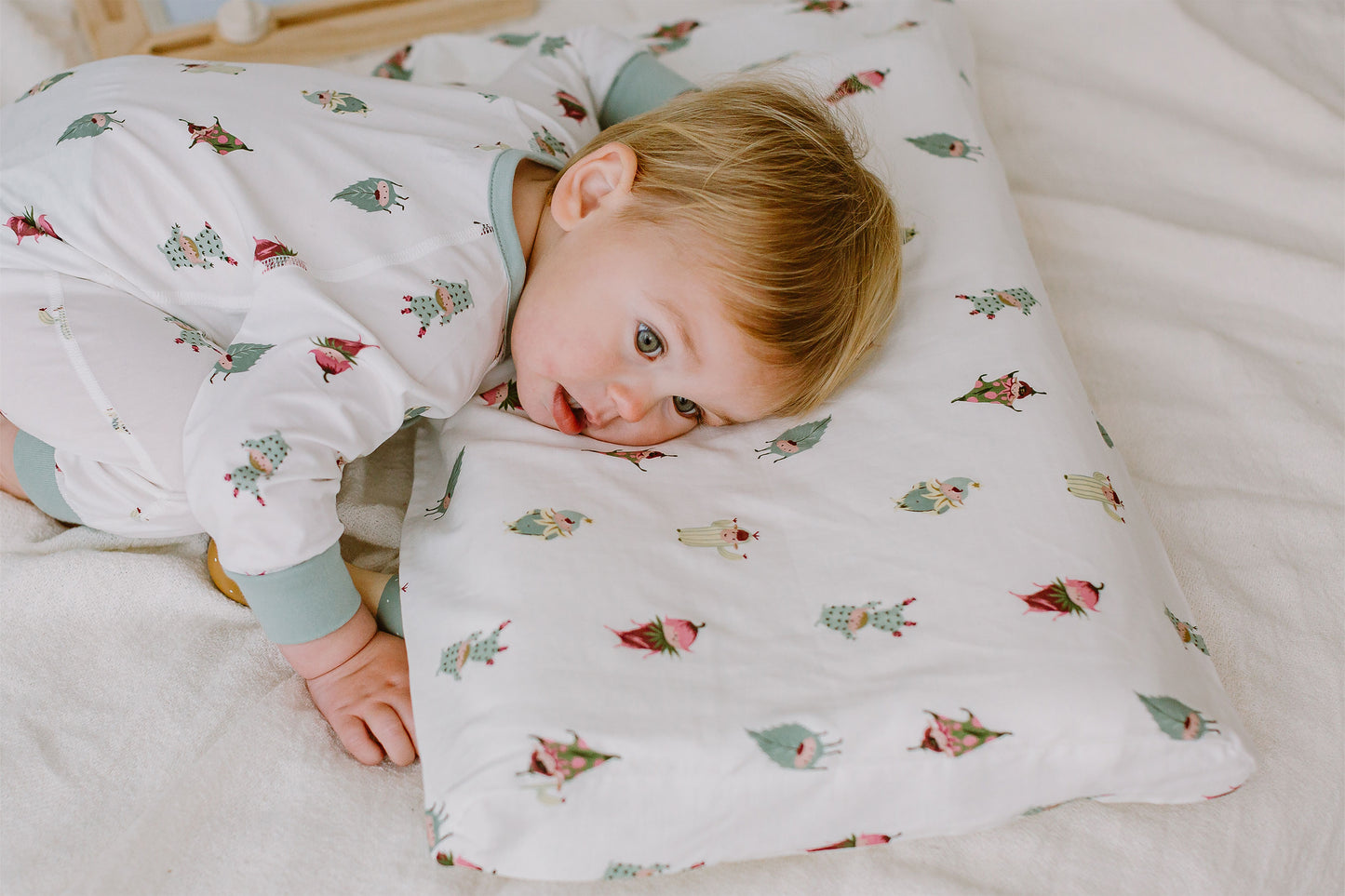 Toddler Pillow With Pillowcase (Bamboo Silk) - Pixie Dust