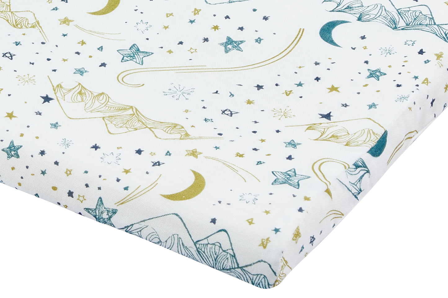 Toddler Pillow With Pillowcase (Bamboo Silk) - Stars White