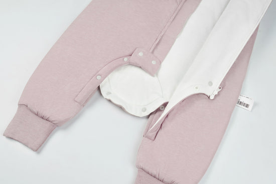 Long Sleeve Footed Sleep Bag 2.5 TOG (Bamboo Jersey) - Pantone Bark