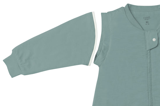 Long Sleeve Sleep Bag 1.0 TOG (Bamboo Jersey) - Pantone Chinois Green