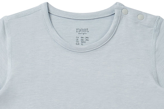 Short Sleeve T-Shirt (Bamboo Jersey) - Pantone Niagara Mist