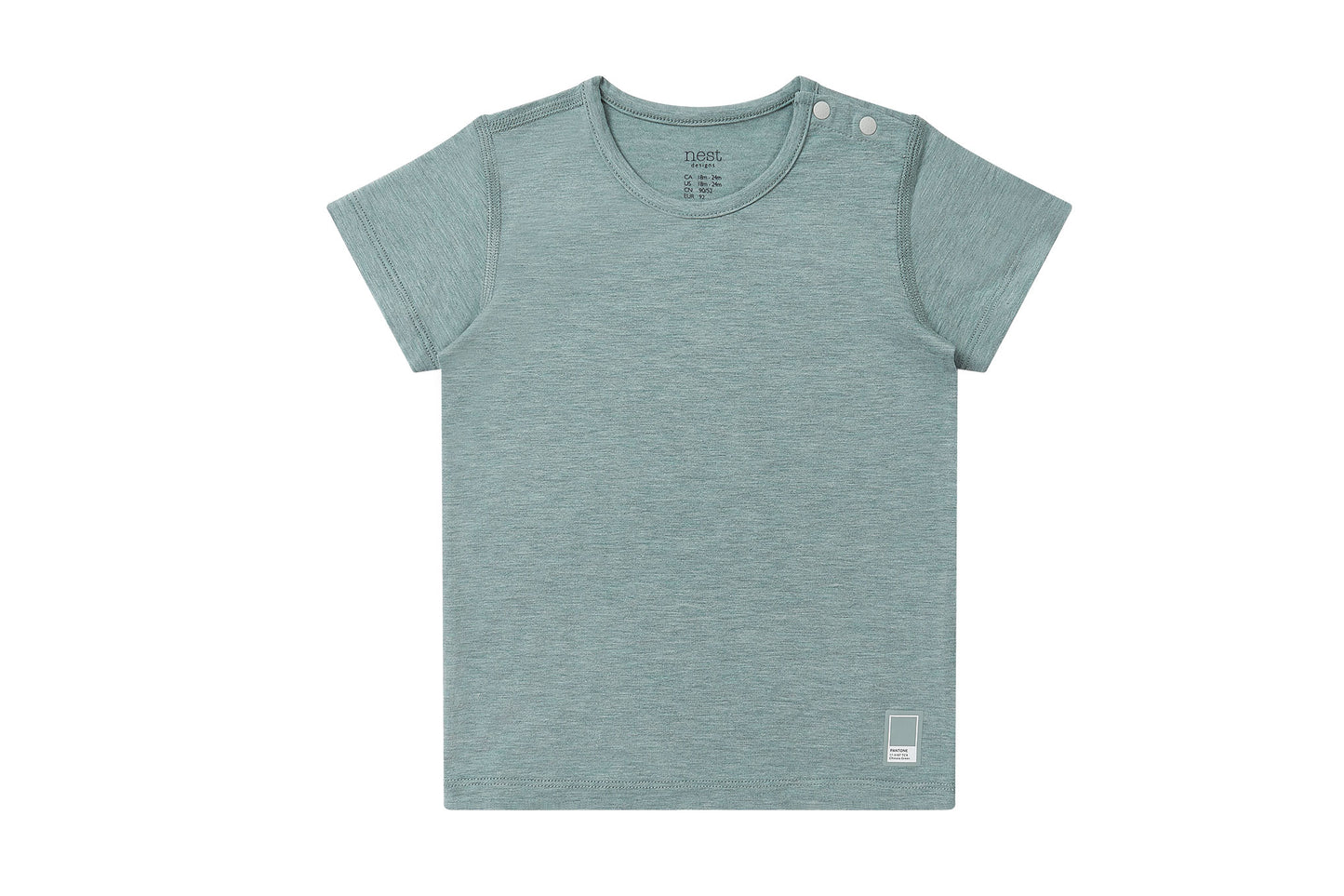 Short Sleeve T-Shirt (Bamboo Jersey) - Pantone Chinois Green