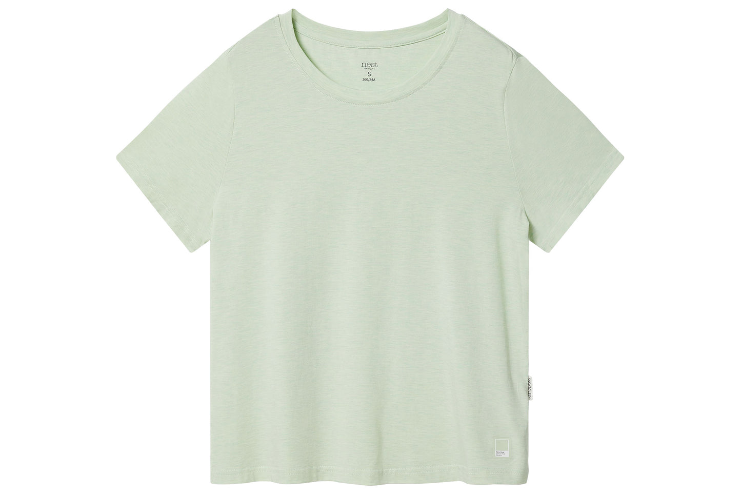 Short Sleeve Women's T-Shirt (Bamboo Jersey) - Pantone Dewkist
