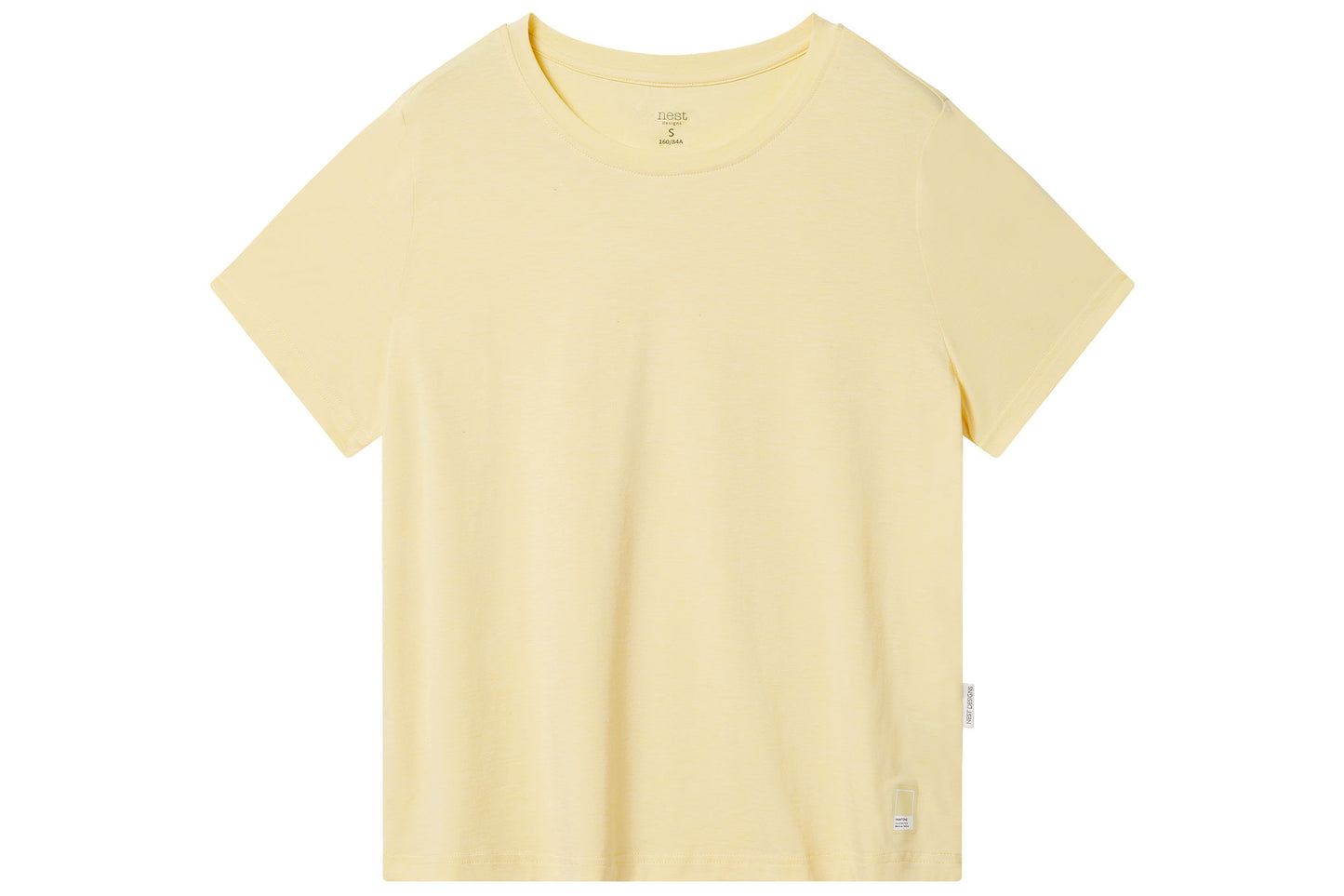 Short Sleeve Women's T-Shirt (Bamboo Jersey) - Pantone Mellow Yellow