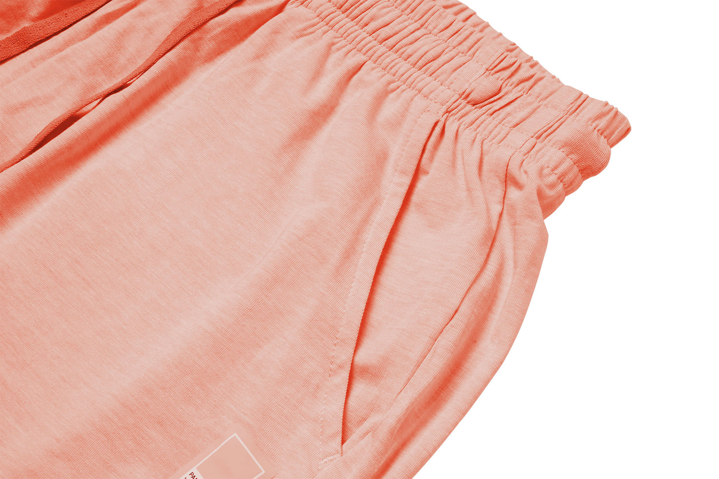 Women's Shorts (Bamboo Jersey) - Pantone Coral Almond