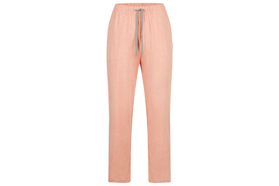 Women's Lounge Pants (Bamboo Jersey) - Pantone Coral Almond