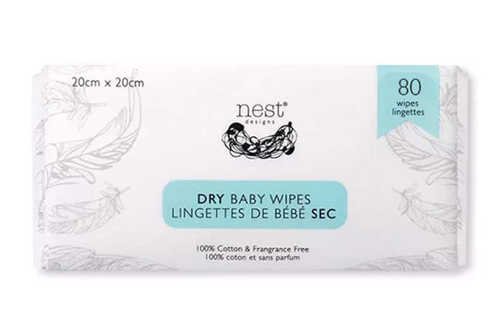 Cotton Dry Baby Wipes - Nest Designs
