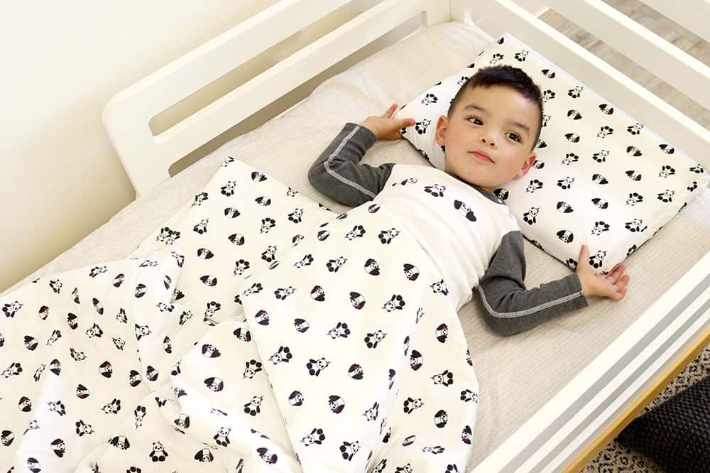 
            
                Load image into Gallery viewer, Organic Cotton Duvet Cover (Crib) - Panda Party - Nest Designs
            
        