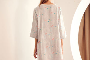 
            
                Load image into Gallery viewer, Women&amp;#39;s Bamboo Sleeping Tunic - Garden Bounty - Nest Designs
            
        