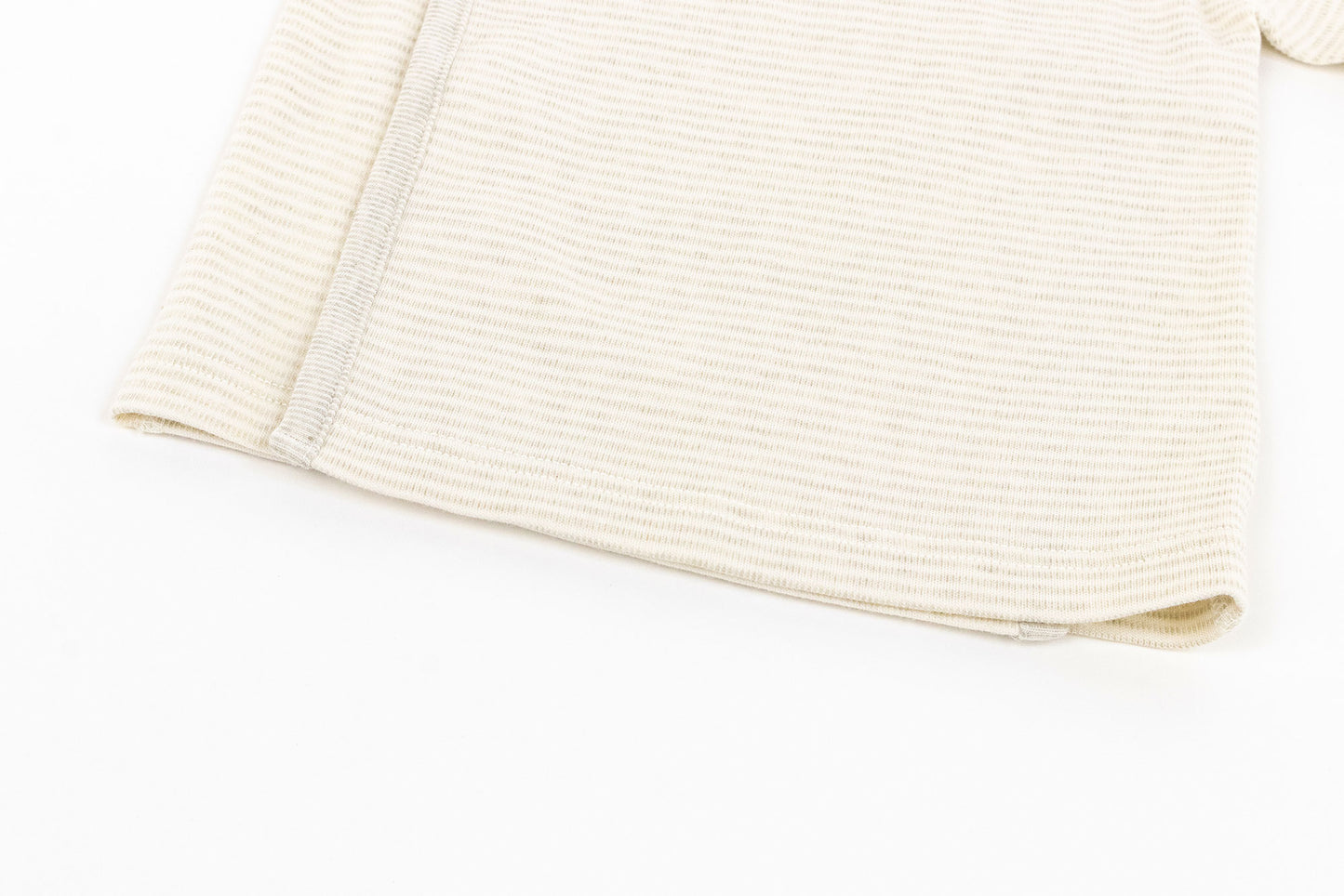 Load image into Gallery viewer, Basics Organic Cotton Ribbed Kimono Long Sleeve T-Shirt (2 Pack) - Light Grey - Nest Designs
