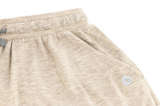 Women's Basics Bamboo Cotton Shorts - Warm Taupe - Nest Designs