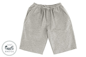 Men's Basics Organic Cotton Terry Shorts - Cloudburst Light - Nest Designs